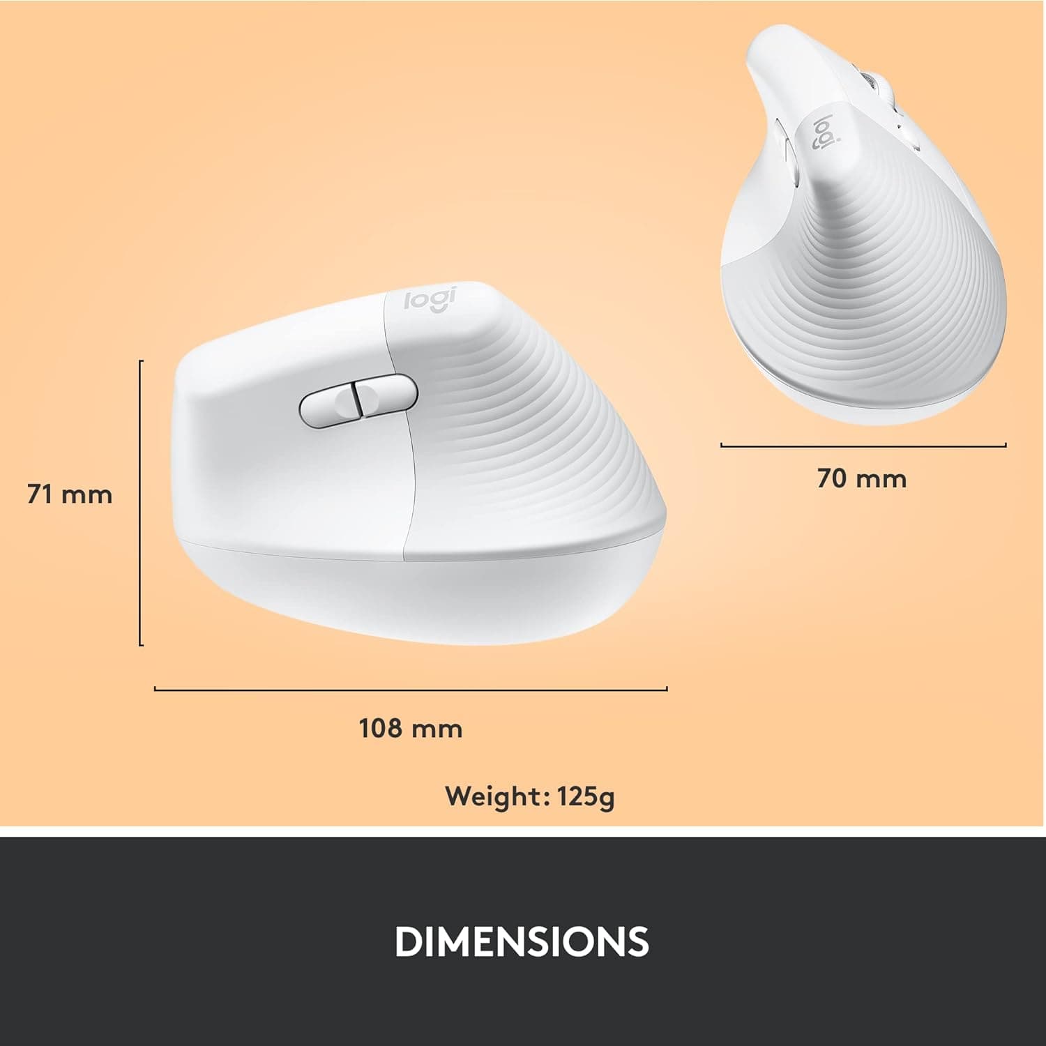 Buy Logitech,Logitech Lift Vertical Ergonomic Mouse, Wireless, Bluetooth or Logi Bolt USB receiver, Quiet clicks, 4 buttons, compatible with Windows/macOS/iPadOS, Laptop, PC - Offwhite - Gadcet UK | UK | London | Scotland | Wales| Near Me | Cheap | Pay In 3 | Keyboard & Mouse